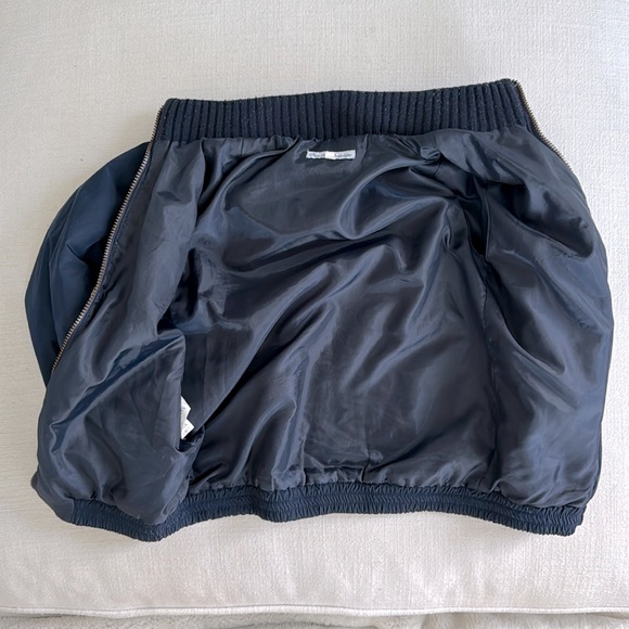 PAN CON CHOCOLATE boys navy & khaki fleece jacket, size 12 - Picture 3 of 7